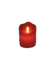 10CMH RED WAX BATTERY CANDLE (6)