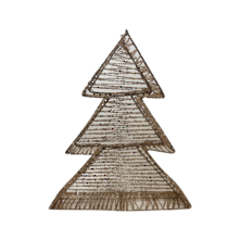 Polyester thread tree with glitter