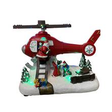 LED SANTA AND HELICOPTER