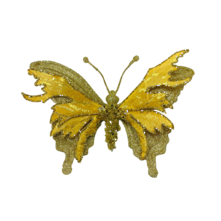 17.5CMW GOLD/GOLD BUTTERFLY ON CLIP