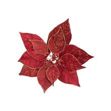 23CMD RED POINSETTIA ON CLIP (6)