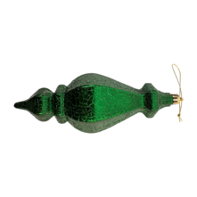 17.5cml green plastic spear drop (12)