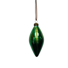 GREEN MARBLED GLASS OLIVE (12)