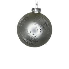 silver glass ball hanger with silver starburst (12)