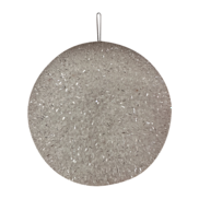 25cmd sparkly white ball hanger