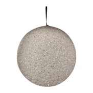 20cmd white sparkly ball