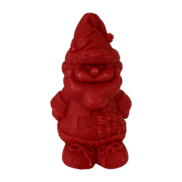red santa candle