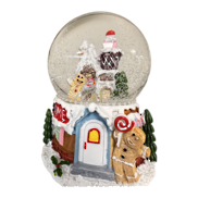 gingerbread house snowglobe
