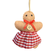 felt girl gingerbread hanger