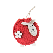 red felt sheep hanger (12)