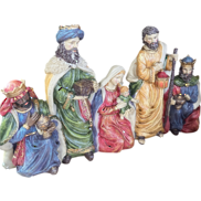 ceramic nativity row
