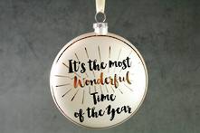 10CMD GLASS DISC ' IT'S THE MOST WONDERFUL TIME OF THE YEAR' (6)