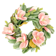 Magnolia wreath 24""
