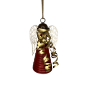 Red metal angel