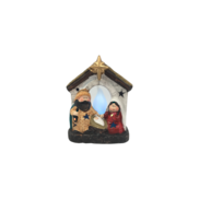STABLE NATIVITY LED WITH FIRE