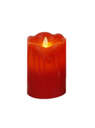 12CMH LARGE RED LED WAX CANDLE (6)