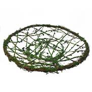 WIRE & RATTAN GREEN EASTER PLATE