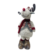60CMH FROSTED PLUSH DEER