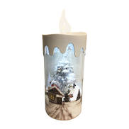 SNOWING TREE CANDLE