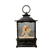 SMALL ANGEL IN RECTANGLE LAMP SNOWGLOBE