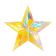 60CMD IRRIDESCENT STAR