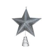 20cmw Silver star tree topper (5)