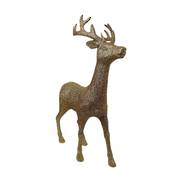 46cmh Champagne standing deer