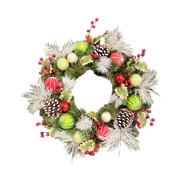 red/green wreath