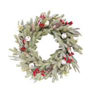 frosted wreath