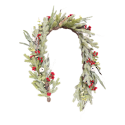 frosted garland