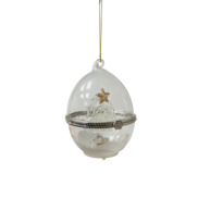 GLASS OPENING EGG WITH GLASS ANGEL AND STAR (6)