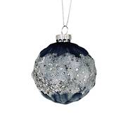 Blue glass ball with ice detailing (12)