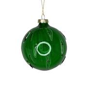 8cmd green clear marbled ball hanger (12)