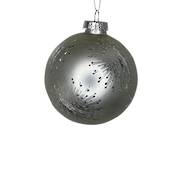 silver glass ball hanger with silver starburst (12)