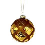 gold diamond pattern glass ball hanger (12)