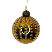 gold ribbed glass ball (12)