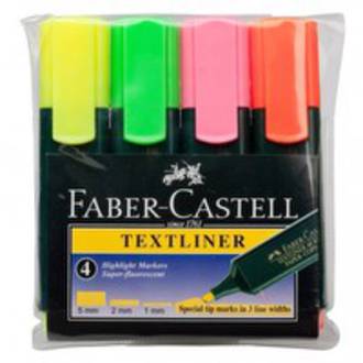 Highlighter - Faber Castell - 4 Pack