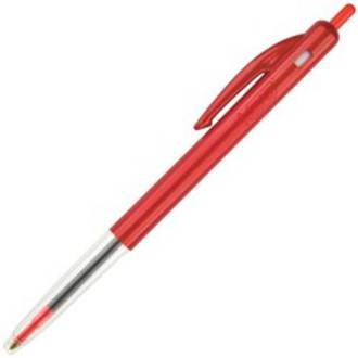 Pen - Bic Click - Medium Red