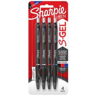 Pen - Sharpie S-Gel - 4 Assorted Colours