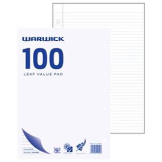 Refill Pad - A4 100 Leaf - Lined 7mm