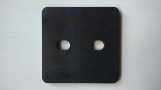 472009 Steel Backing Plate for Macs USA lashing winch or surface mounted idler