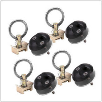 520415 Macs USA VersaTie Down Lashing Ring & Anchor plate Assembly  4 pack
