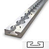 522296T Macs USA Aluminium Track Kit # 2-2.44M (8Ft) Single Track Length Only -No Fastenings + No Single Stud Rings