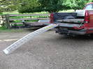 612S USA Aluminium Ramp (Single) Arched. Total Capacity 227Kg, Ramp is 1.83M (6Ft) Long x 300mm (12”) Wide