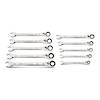 87027 Gearwrench 10pce 12 Point Metric 90T Reversible Ratcheting Wrench Set