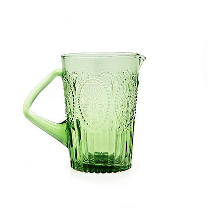 Fleur de Lys Green Pitcher (available to order)