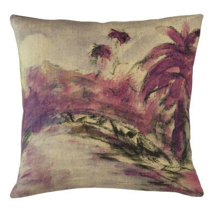 Maison Levy Cushion Lune Violette 55cm (available to order)