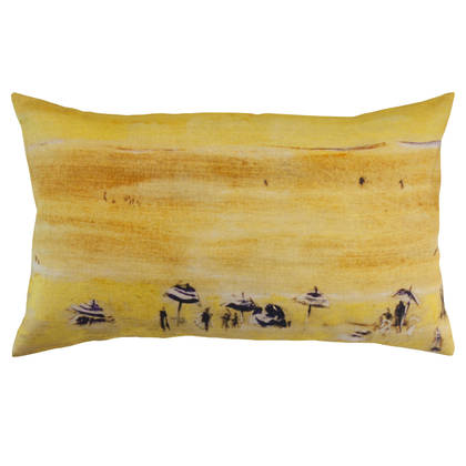 Maison Levy Plage Jaune Cushion 50 x 30cm (available to order)