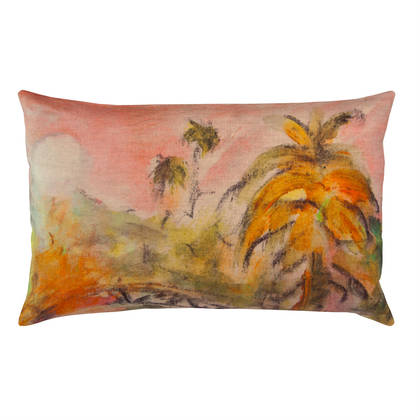 Maison Lévy Cushion Lune Rose 50 x 30cm (available to order)