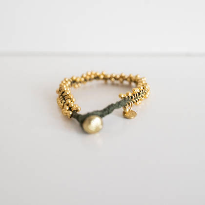 Bracelet Lalit - gold khaki (sold out)